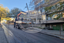 Шумен -  временна организация на движението - улица "Ген. Столетов" 