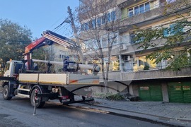 Шумен -  временна организация на движението - улица "Ген. Столетов" 