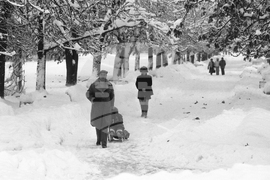 Снежна София през 1988 година