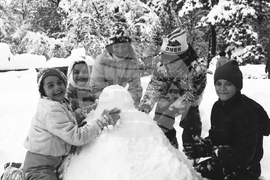 Снежна София през 1988 година