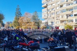 Търговище - протест - загинал моторист