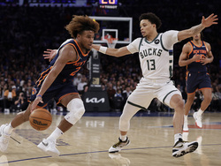 Bucks Knicks Basketball