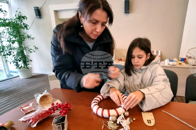 Република Северна Македония - училище „Здравей” - предколедна работилница