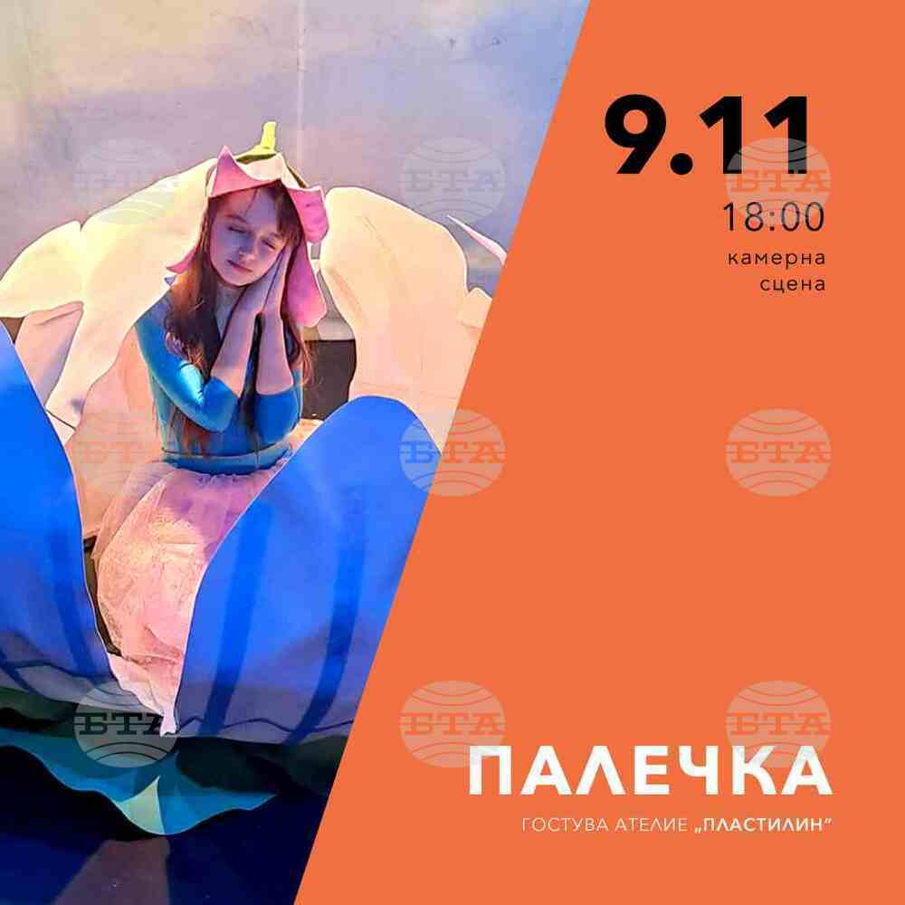 Тази вечер театрална школа "Пластелин" ще изиграе представлението "Палечка" в театъра в Пазарджик