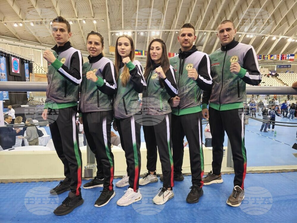 Bulgarian Athletes Bring Back Eight Gold Medals from European Kickboxing Championships in Athens