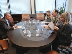 Снимка: Министерство на външните работи - Заместник-министър Костадин Коджабашев прие посланика на Украйна Виталий Москаленко