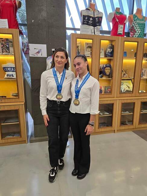 Европейската вицешампионка на прескок Валентина Георгиева вече е носителка на титлата "Почетен факлоносец на мира"