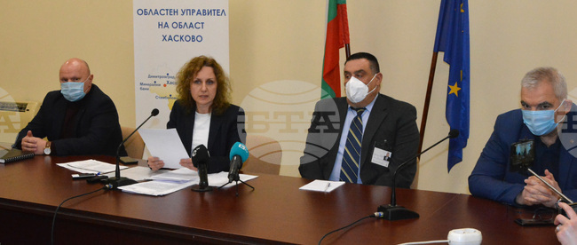 Хасково - Координационен център - брифинг