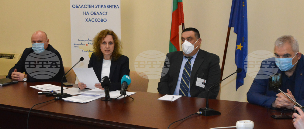 Хасково - Координационен център - брифинг