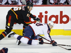 Blue Jackets Flames Hockey
