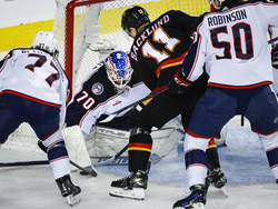 Blue Jackets Flames Hockey