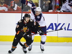 Blue Jackets Flames Hockey