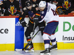 Blue Jackets Flames Hockey