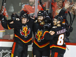 Blue Jackets Flames Hockey
