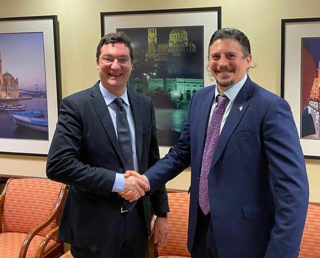 Министър Крум Зарков се срещна с координатора на САЩ в борбата с глобалната корупция Ричард Нефю