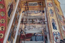 Брезник - храм „Св. Георги Победоносец” - изографисване