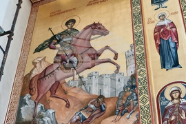 Брезник - храм „Св. Георги Победоносец” - изографисване