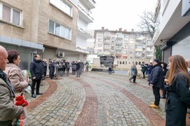 Враца -  жертви на бомбардировките над града на 24 януари 1944 г. - почит