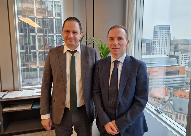 Евродепутатът Петър Витанов се срещна с посланика на Северна Македония в ЕС след нападението над Християн Пендиков