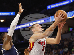 Heat Timberwolves Basketball