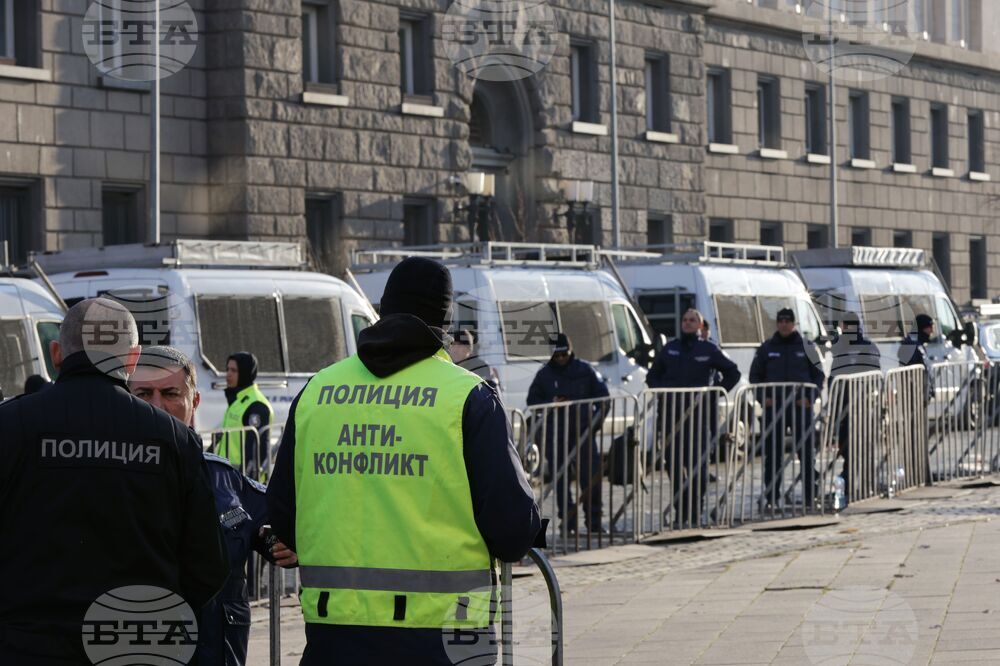 Народно събрание - засилено полицейско присъствие