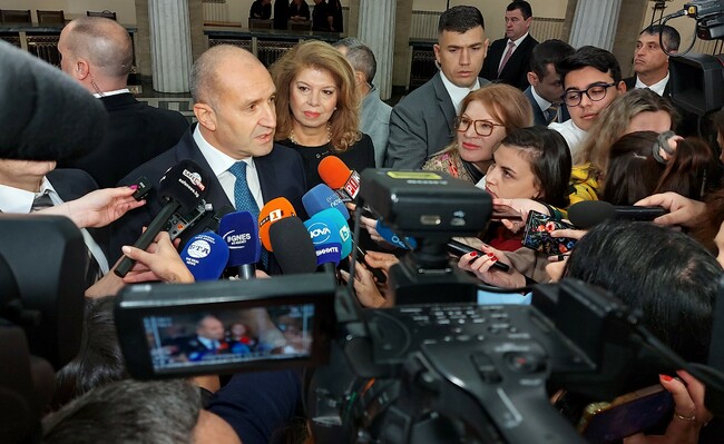 Румен Радев: Парламентът трябва да е в състояние да защити своята независимост, дори когато тя е застрашена отвътре