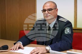 Бургас - Областна дирекция на МВР - брифинг - Константин Вангелов