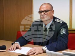 Бургас - Областна дирекция на МВР - брифинг - Константин Вангелов