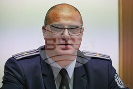 Бургас - Областна дирекция на МВР - брифинг - Константин Вангелов