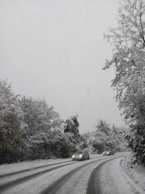 Ограничено е движението за тежкотоварни автомобили през прохода Превала до почистване на пътното платно от снега