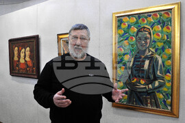 Бургас - Художествена галерия - Владимир Димитров-Майстора - изложба - Георги Динев