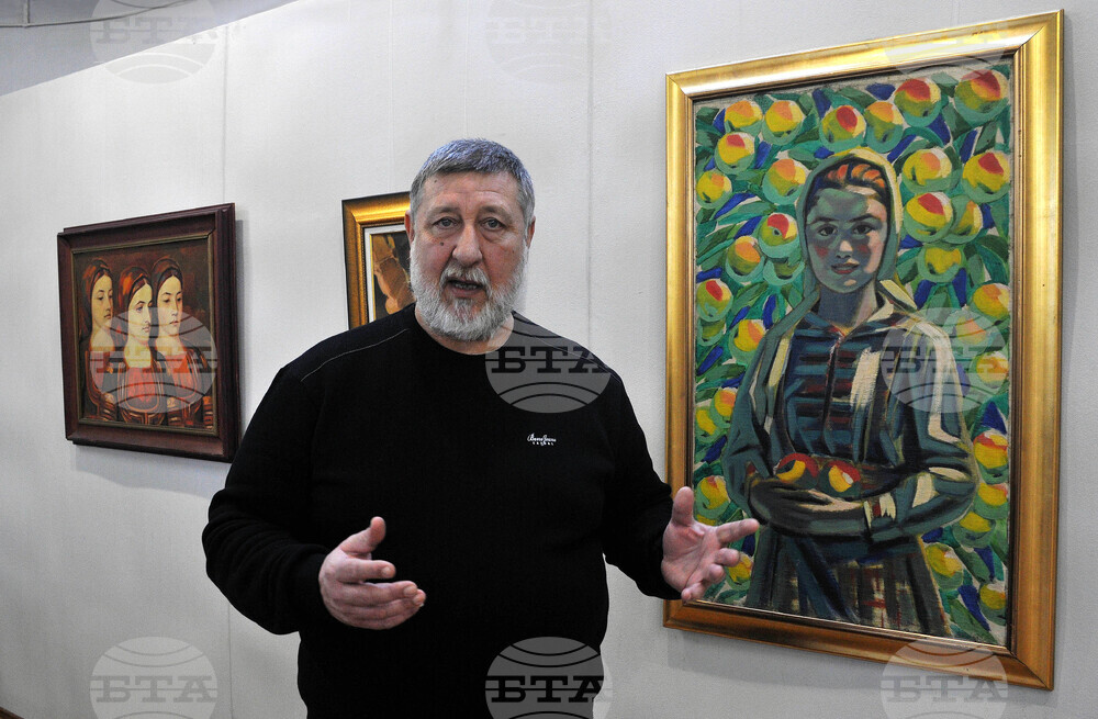 Бургас - Художествена галерия - Владимир Димитров-Майстора - изложба - Георги Динев