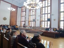 Снимка: Община Плевен - В Заседателната зала на Община Плевен беше изтеглен днес жребий за разпределение на местата за продажба на мартеници