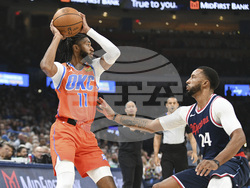 Clippers Thunder Basketball