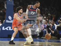 Clippers Thunder Basketball