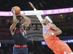 Clippers Thunder Basketball