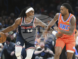 Clippers Thunder Basketball