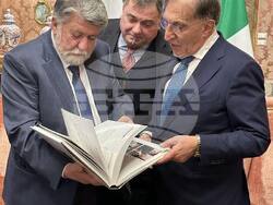 Председателят на Народното събрание Вежди Рашидов разговаря с председателя на Сената на Италианската република Иняцио Ла Руса