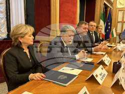 Снимка: Народно събрание - Възможностите за задълбочаване на сътрудничеството в областите на културата, археологията и туризма обсъди председателят на Народното събрание Вежди Рашидов с председателя на ресорната комисия на италианския Сенат Роберто Марти