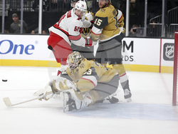 CORRECTION Hurricanes Golden Knights Hockey