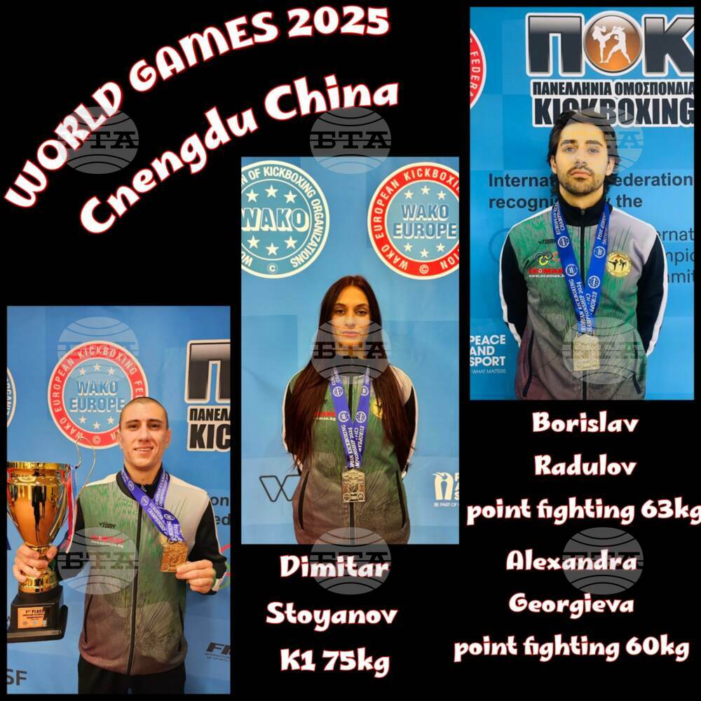 Three Bulgarian Kickboxers Prepare for World Games 2025 in China