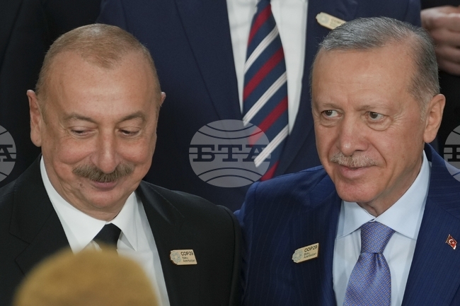 Президентите на Турция и Азербайджан Ердоган и Алиев се срещнаха в турския град Кахраманмараш