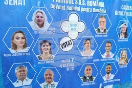 Румъния - предизборни плакати
