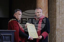 Софийски университет - Георги Господинов - награждаване