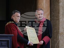 Софийски университет - Георги Господинов - награждаване