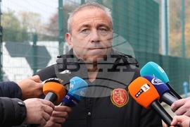 Национална футболна база „Бояна” - Илиан Илиев  - пресконференция