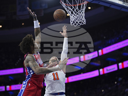 Knicks 76ers Basketball