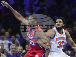 Knicks 76ers Basketball
