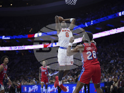 Knicks 76ers Basketball