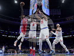 Knicks 76ers Basketball